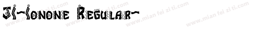 JI-Ionone Regular字体转换